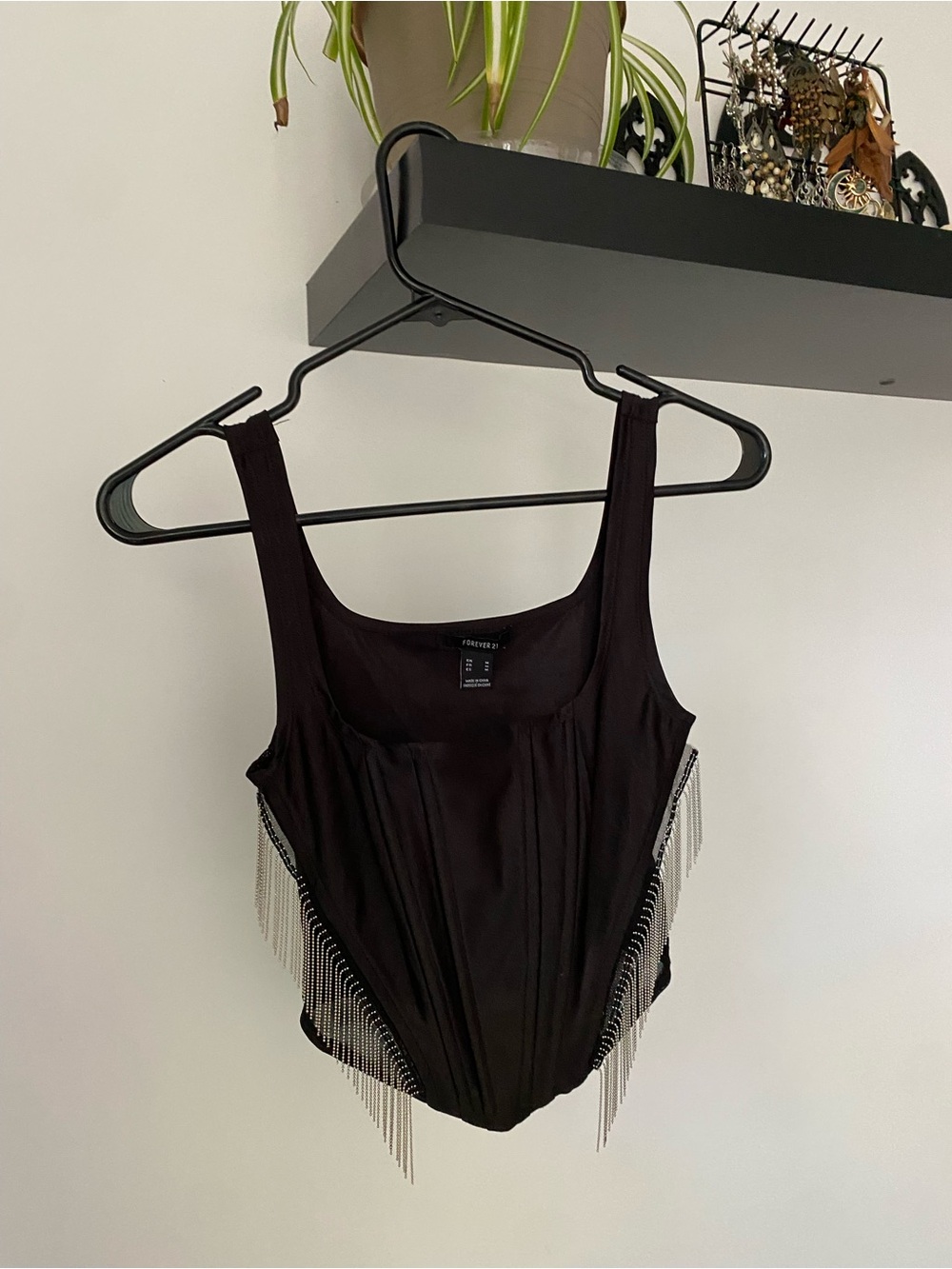 Cowgirl Bustier with Fringe Top